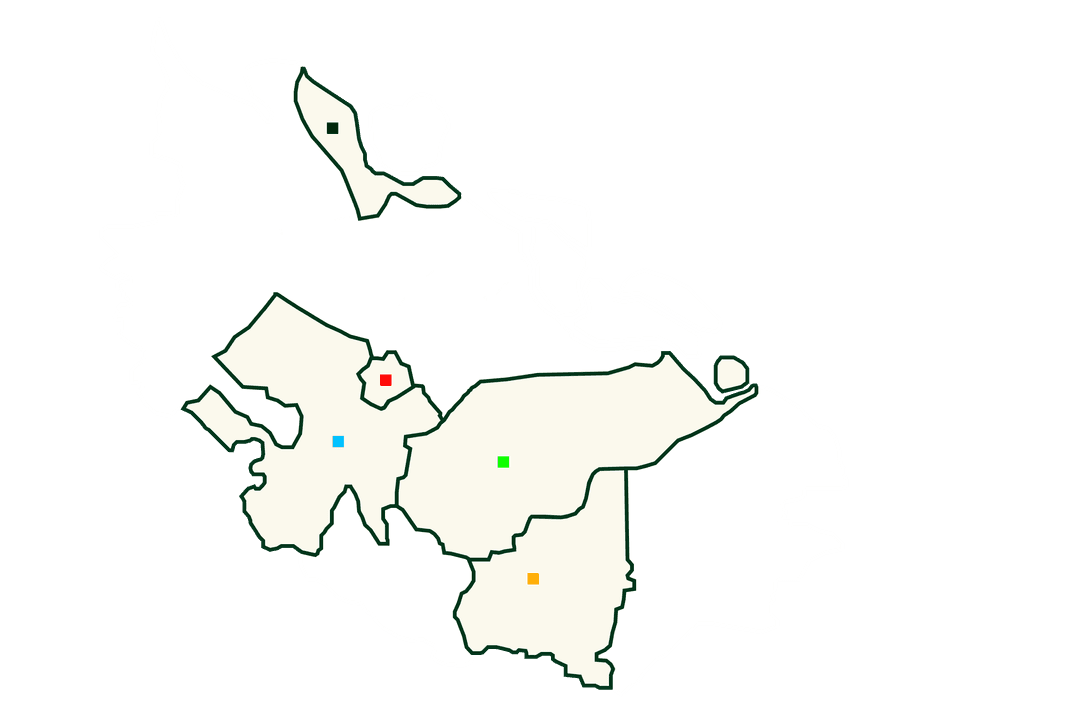 Peta area layanan Riau